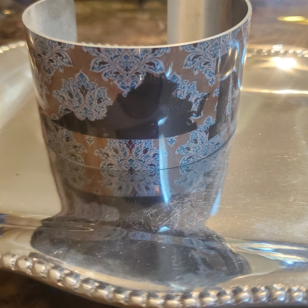 HOME state of Virginia bracelet. Cuff type metal